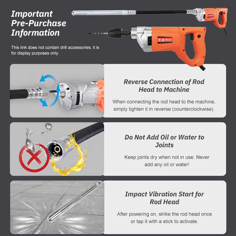 Electric Construction Concrete - Air Bubble Remover recension och pris
