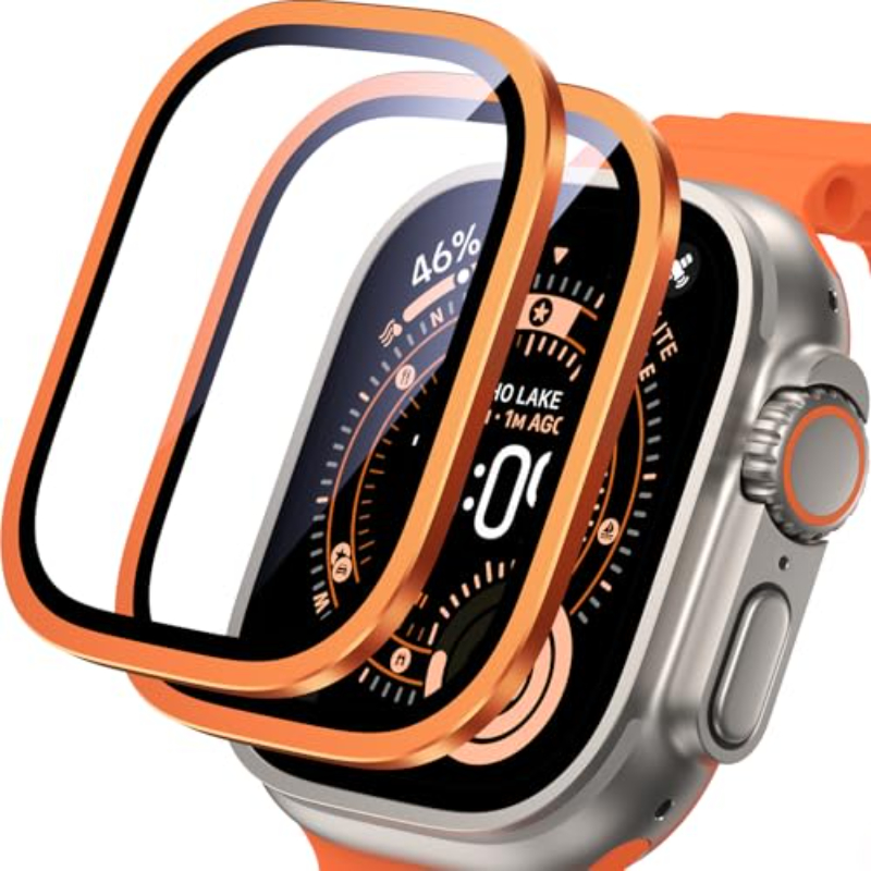2PCS HD Metal Tempered Glass F - Smartwatch Screen Film recension och pris