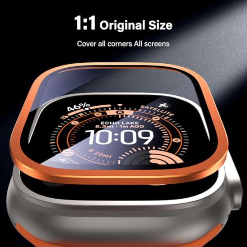 2PCS HD Metal Tempered Glass F - Smartwatch Screen Film recension och pris