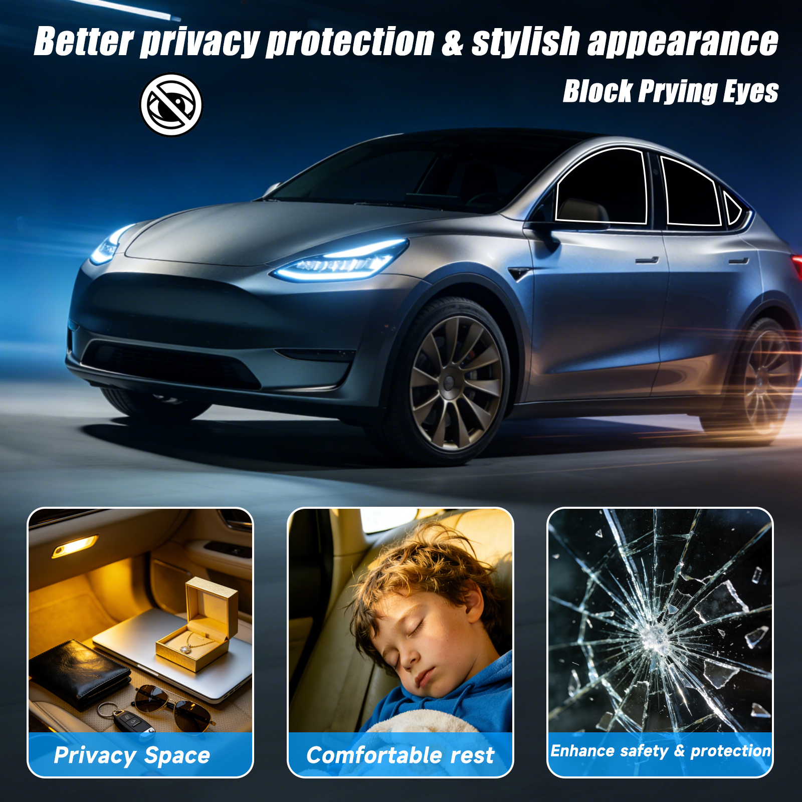 Precut Window Tint Car for Maz - Privacy Screen Protector recension och pris
