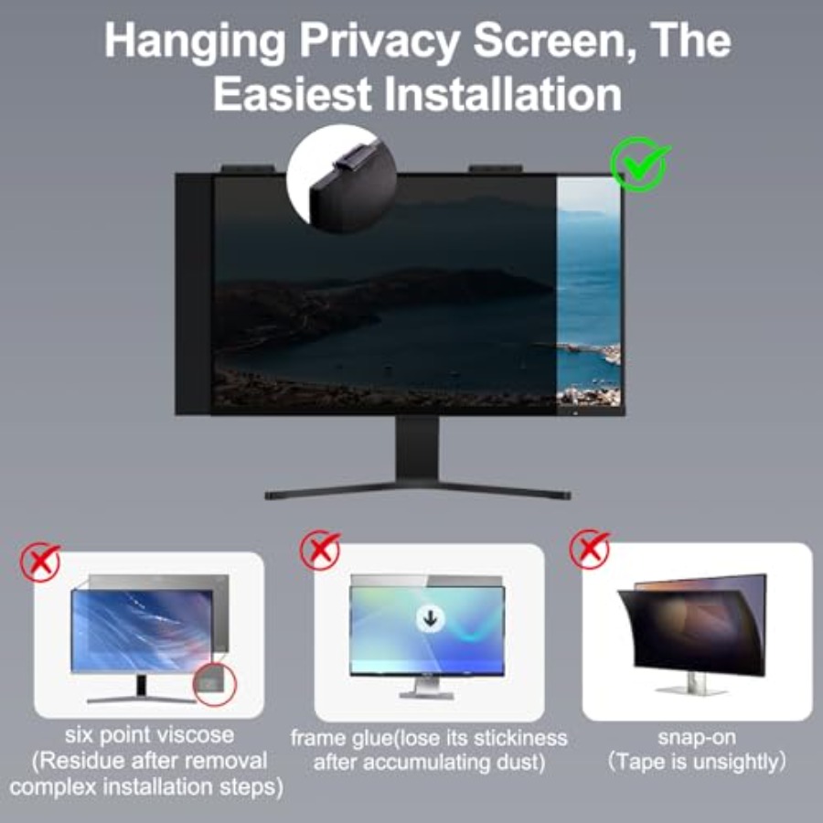 [2-Pack] 24 Inch Privacy Scree - Privacy Filter 2Pack recension och pris