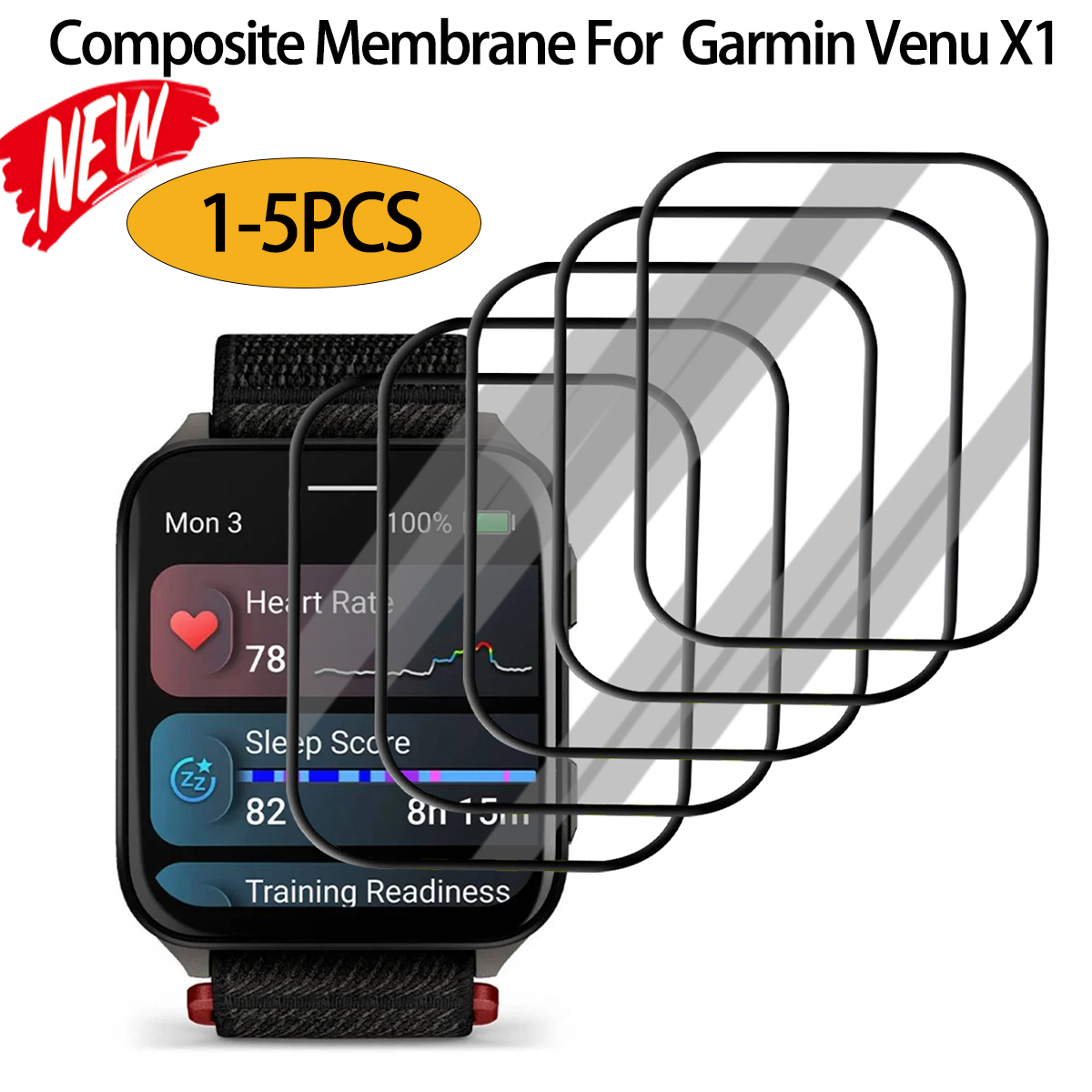 Anti-scratch Film For Garmin V - Curved Edge Screen recension och pris