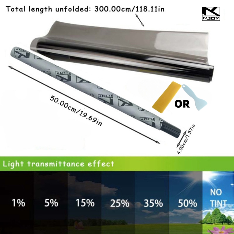 3Mx50CM VLT Black Car Window F - Glass Protector Auto recension och pris