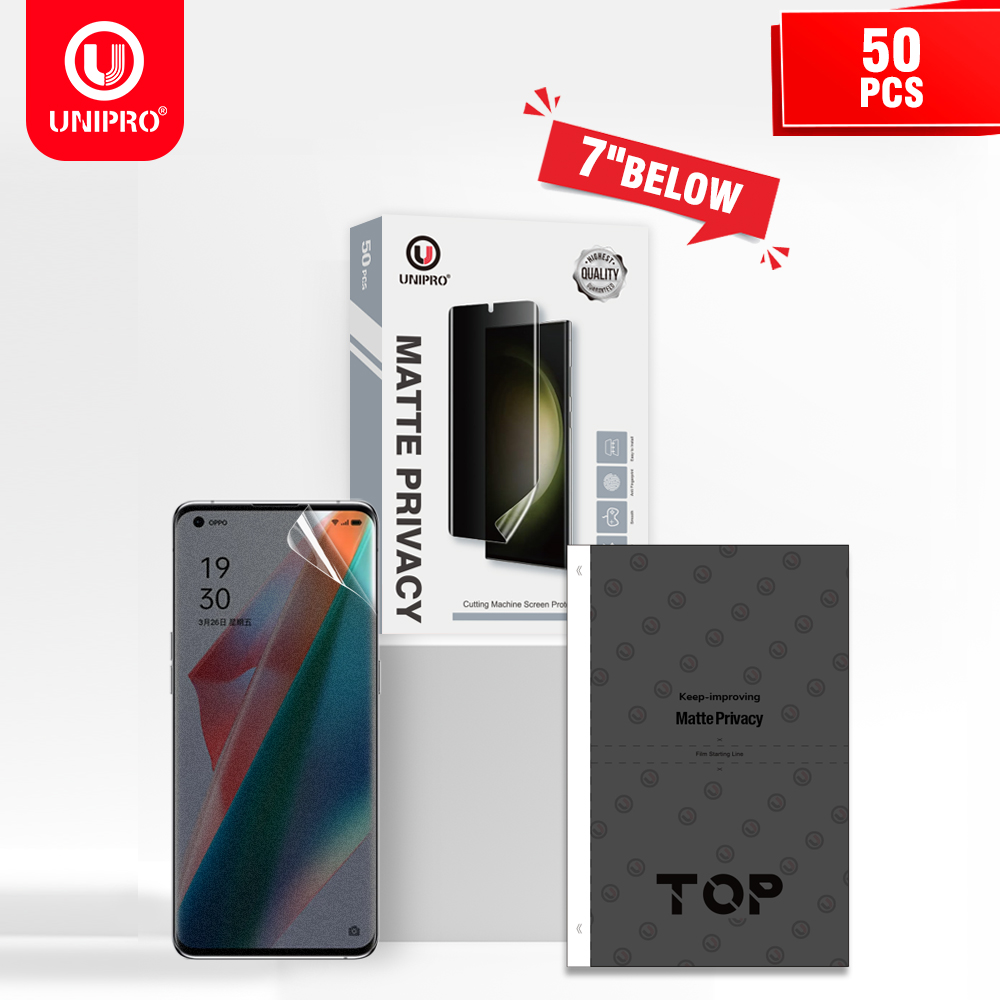UNIPRO 50Pcs Full Coverage Ant - Flexible Tpu Film recension och pris