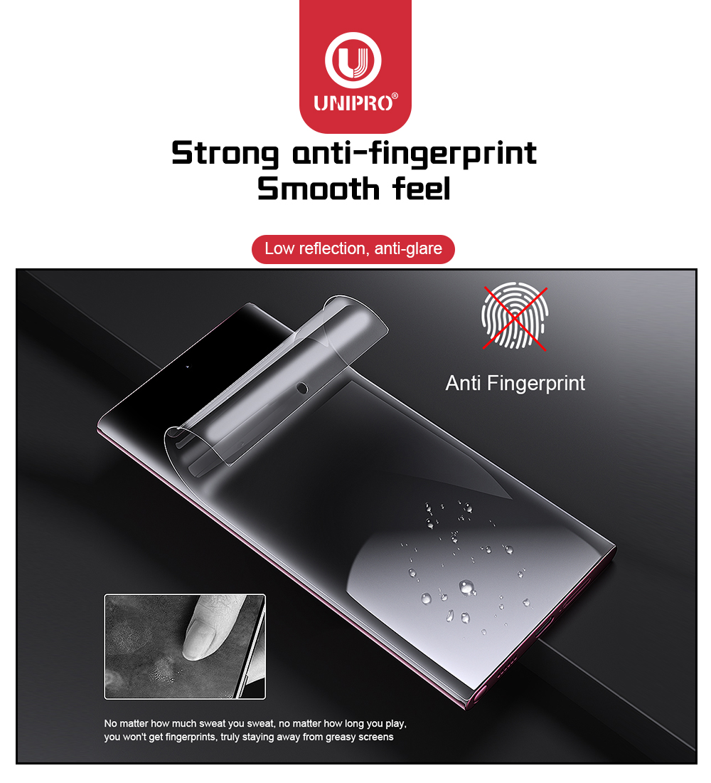 UNIPRO 50Pcs Full Coverage Ant - Flexible Tpu Film recension och pris