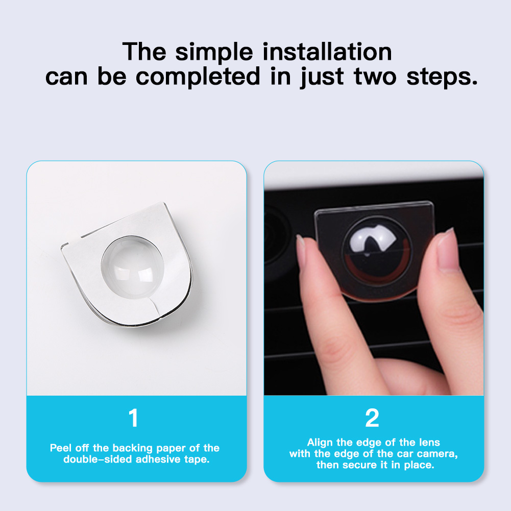 2PCS Car Front Rear Camera Len - Camera Lens Protector recension och pris