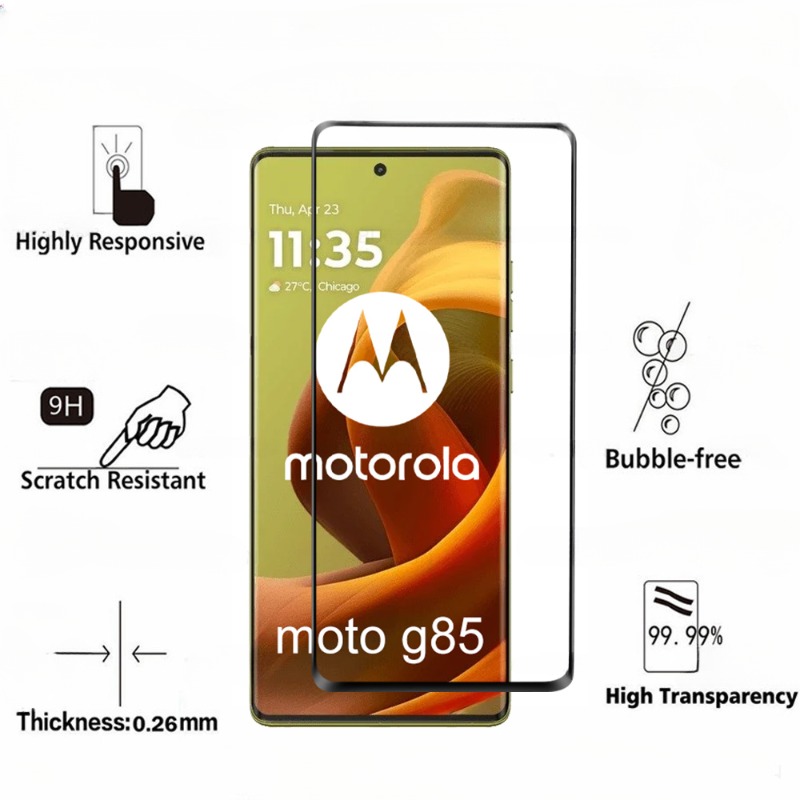 2Pcs 9D Curved Glass For Motor - Curved Edge Screen recension och pris