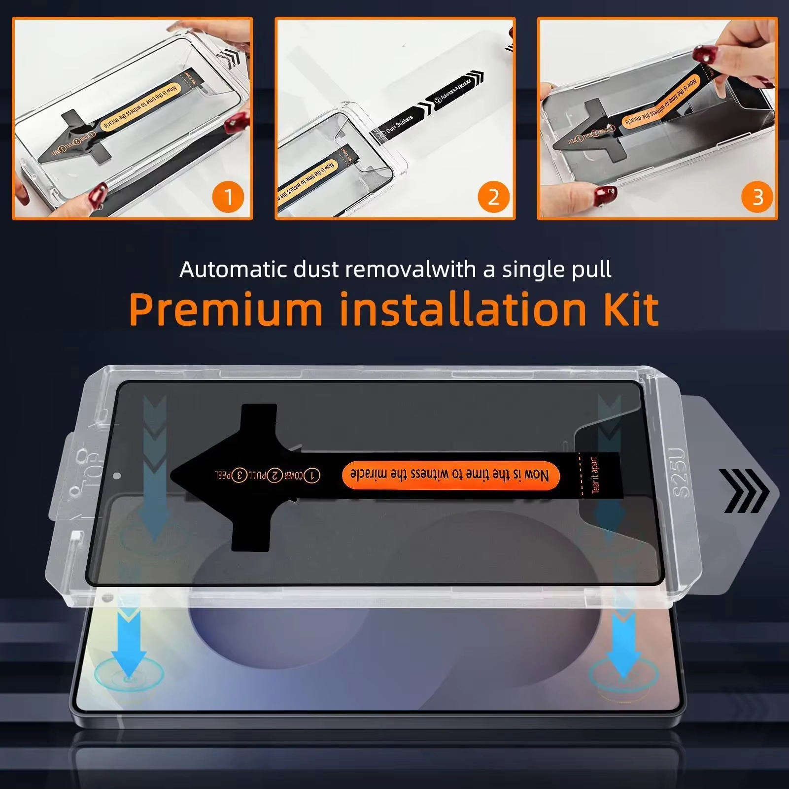 5pcs Privacy Protective Screen - Screen Alignment Tool recension och pris