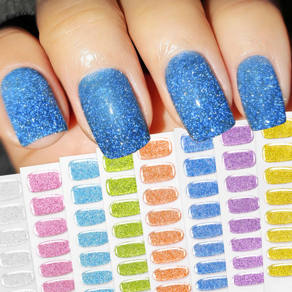 16Tips Colorful Glitter Semi C - Full Cover Adhesive recension och pris