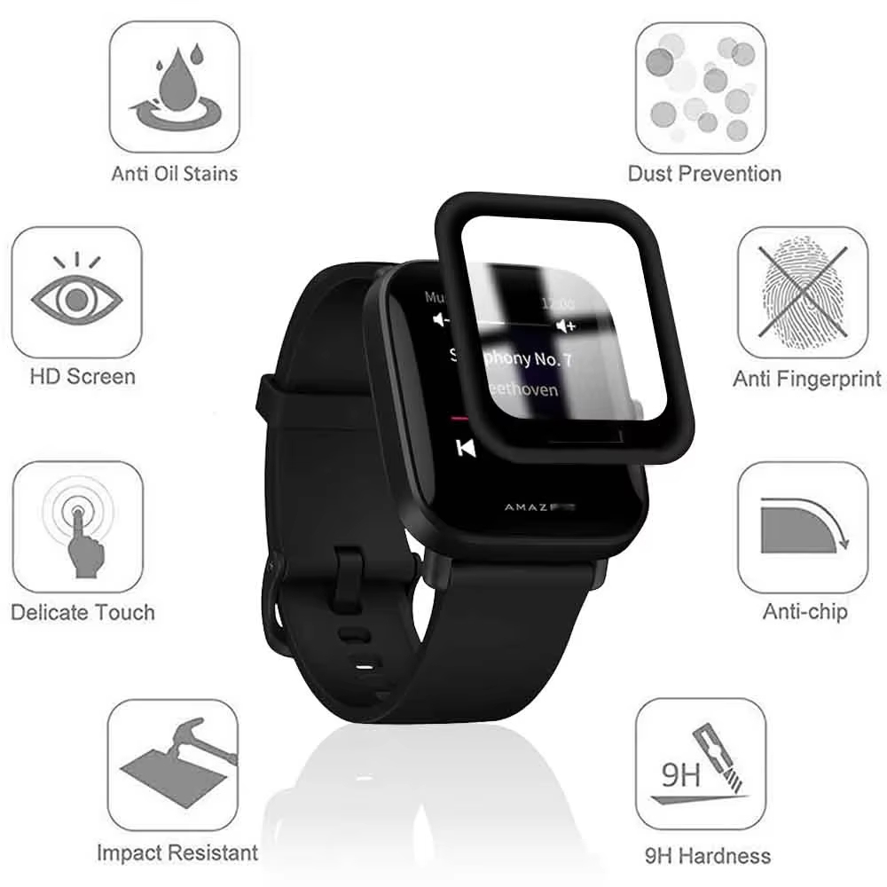 1-6 PCS Screen Protector Film  - Smartwatch Screen Film recension och pris