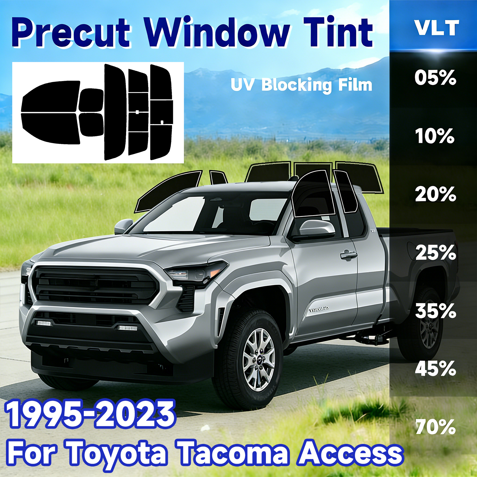 Precut Window Tint Car for Toy - Privacy Screen Protector recension och pris