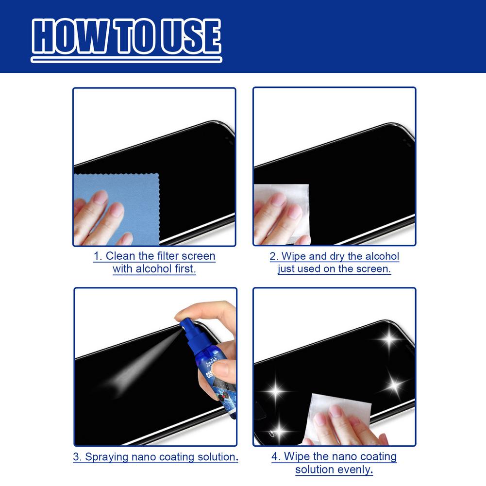 Phone Screen Coating Kit, Oleo - Oleophobic Coating Spray recension och pris