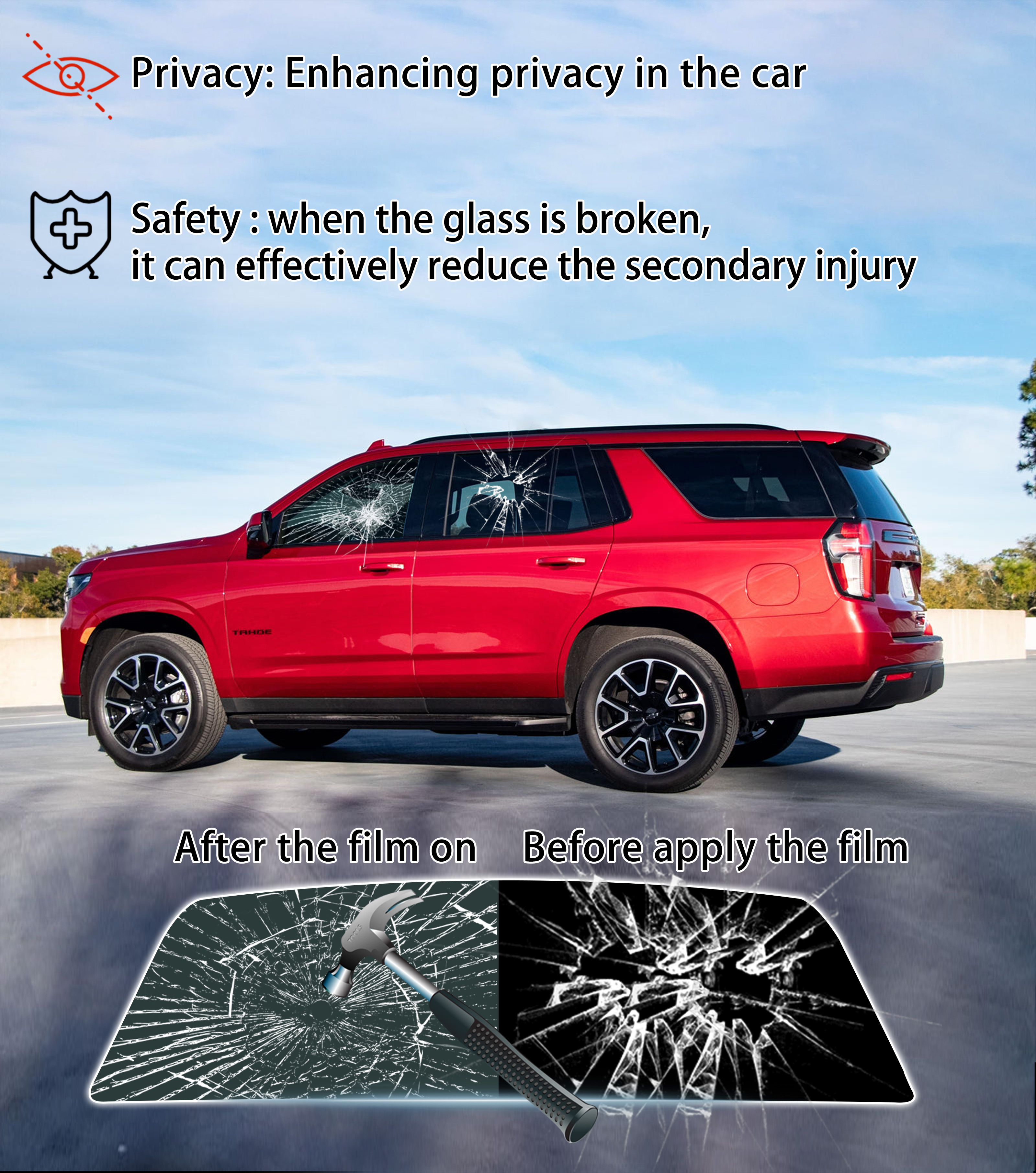 Precut Window Tint Car for Kia - Privacy Screen Protector recension och pris