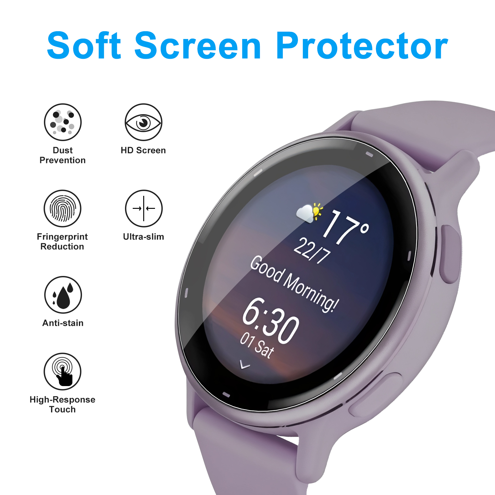 Soft Clear Protective Film For - Hydrogel Screen Protector recension och pris