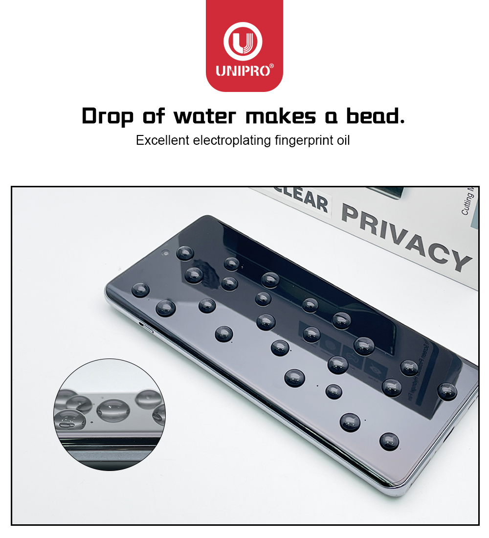UNIPRO 25 50Pcs Anti Peep Film - Screen Protector Cutter recension och pris