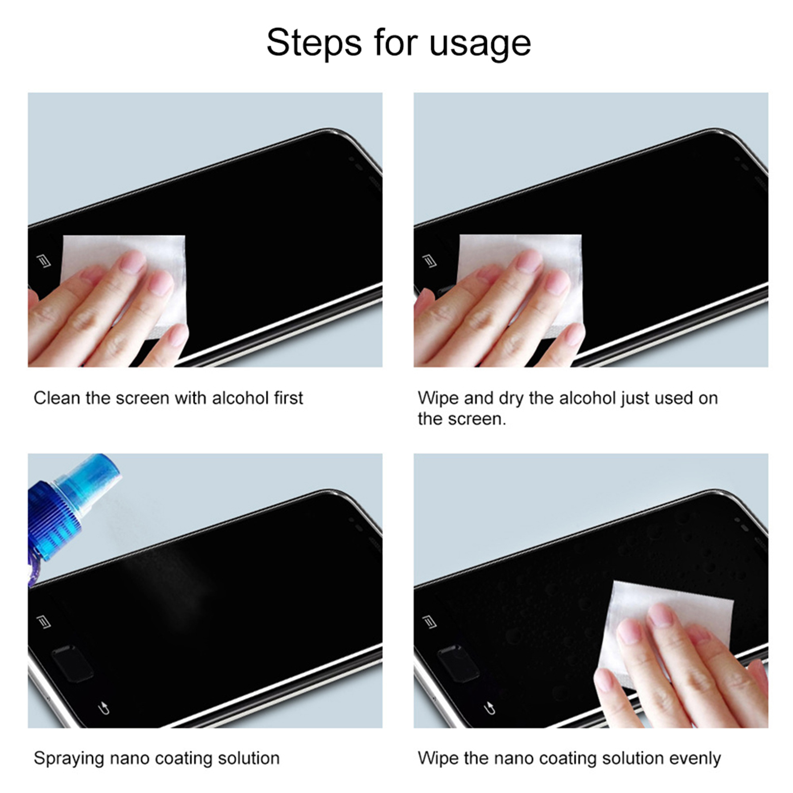 Nano  Screen Protector Fade Fi - Oleophobic Coating Spray recension och pris