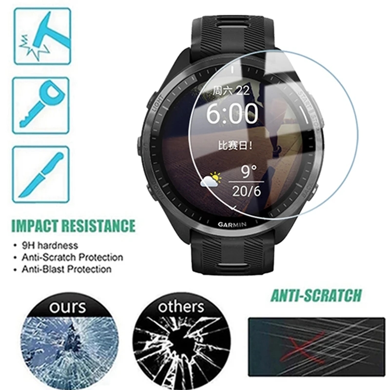 Tempered Glass For Garmin Fore - Tempered Glass Screen 9H recension och pris