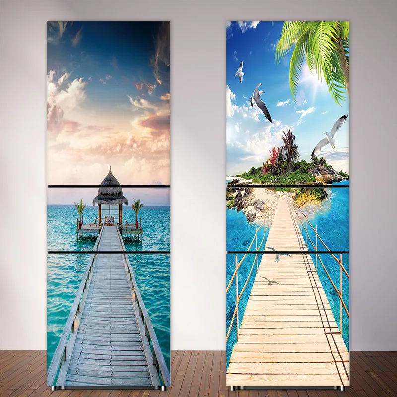 Seaside Beach Fridge Sticker F - Full Cover Adhesive recension och pris