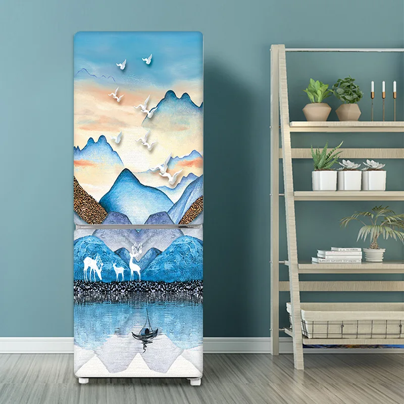 Seaside Beach Fridge Sticker F - Full Cover Adhesive recension och pris