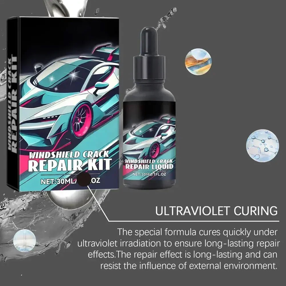 Cracked Glass Scratch Repair K - Liquid Uv Glue Kit recension och pris