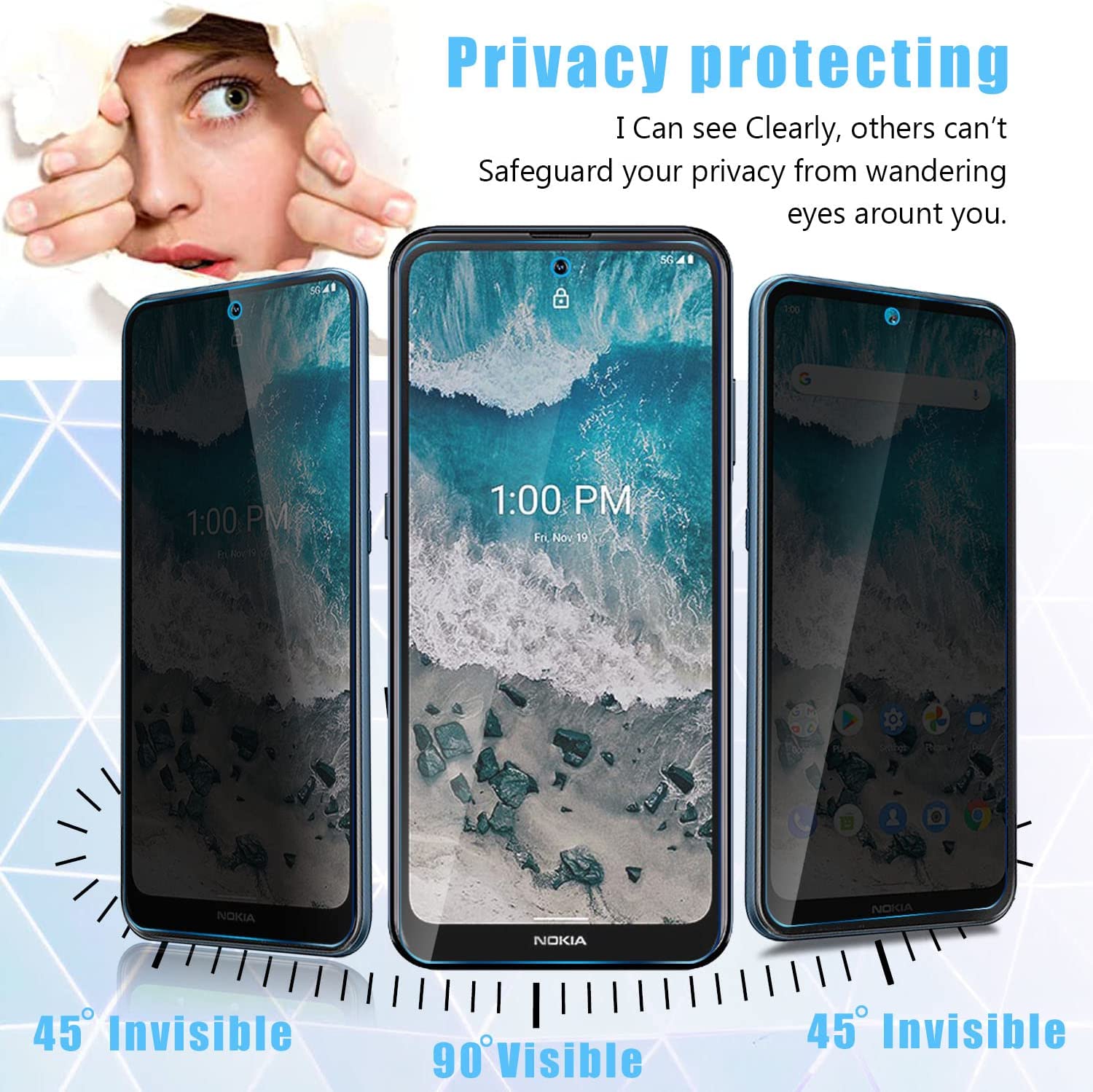 2 PACK Privacy Filter Tempered - Privacy Filter 2Pack recension och pris