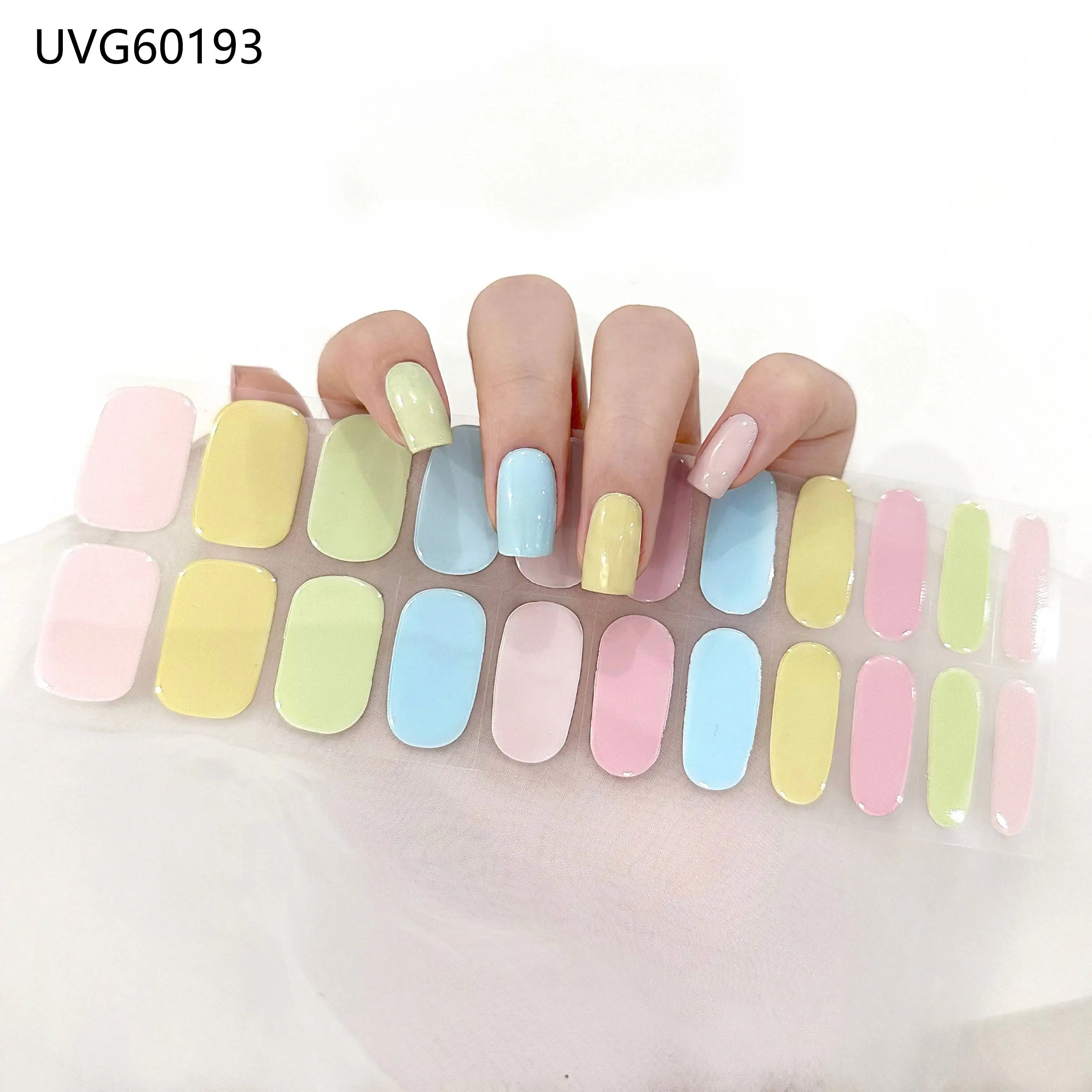 22Tips Semi-Cured Gel Nail Pat - Full Cover Adhesive recension och pris