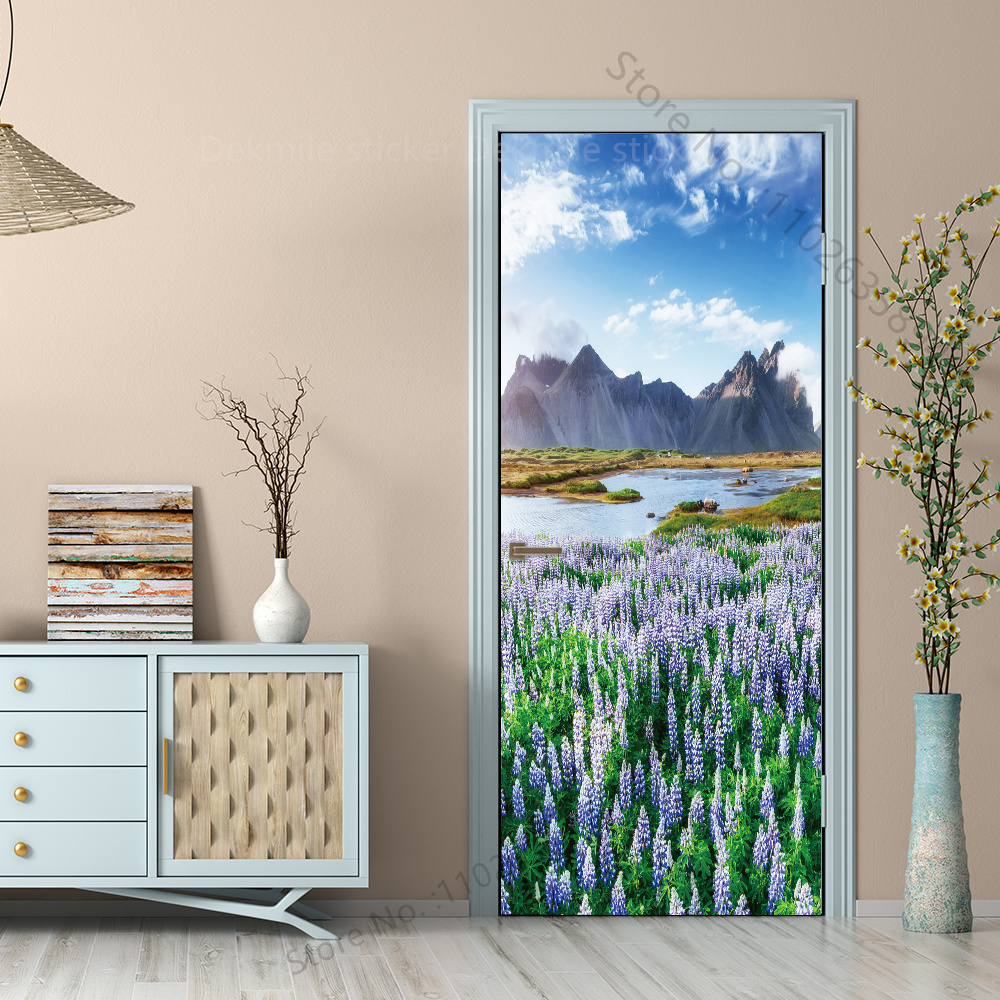 Natural Scenery Beach Waterfal - Full Cover Adhesive recension och pris