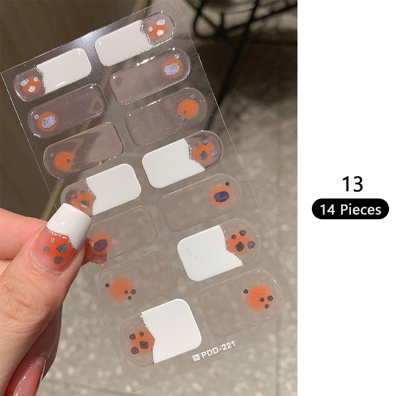 Baking-free Pink Nail Stickers - Full Cover Adhesive recension och pris
