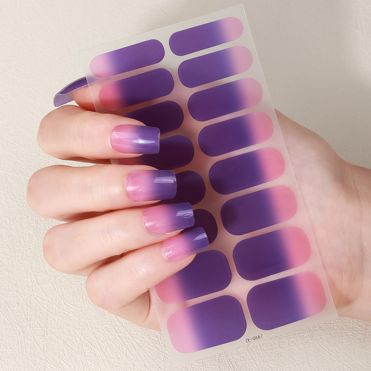 16Tips Full Cover Gradient Nai - Full Cover Adhesive recension och pris