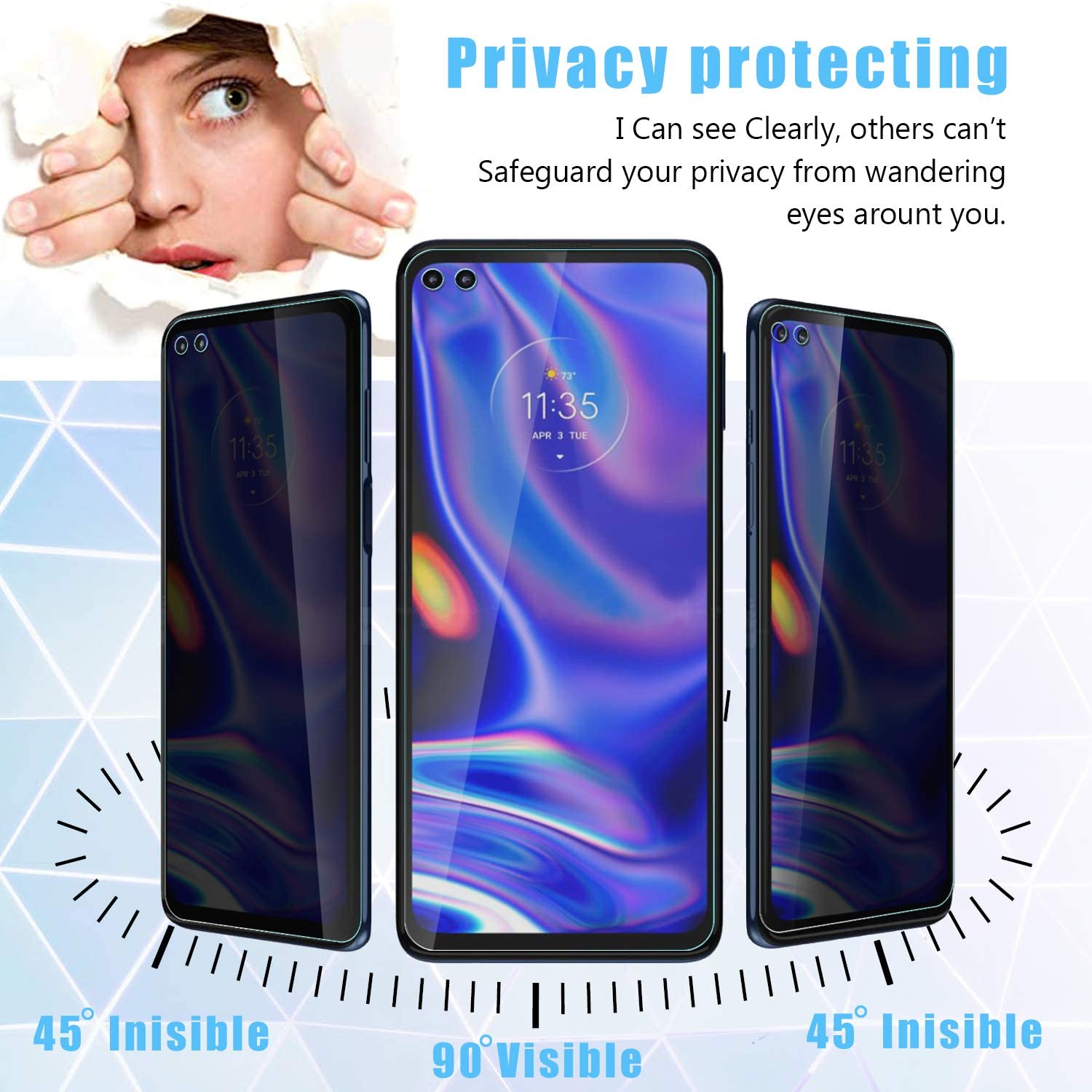 [2 PACK] Privacy Filter Temper - Privacy Filter 2Pack recension och pris