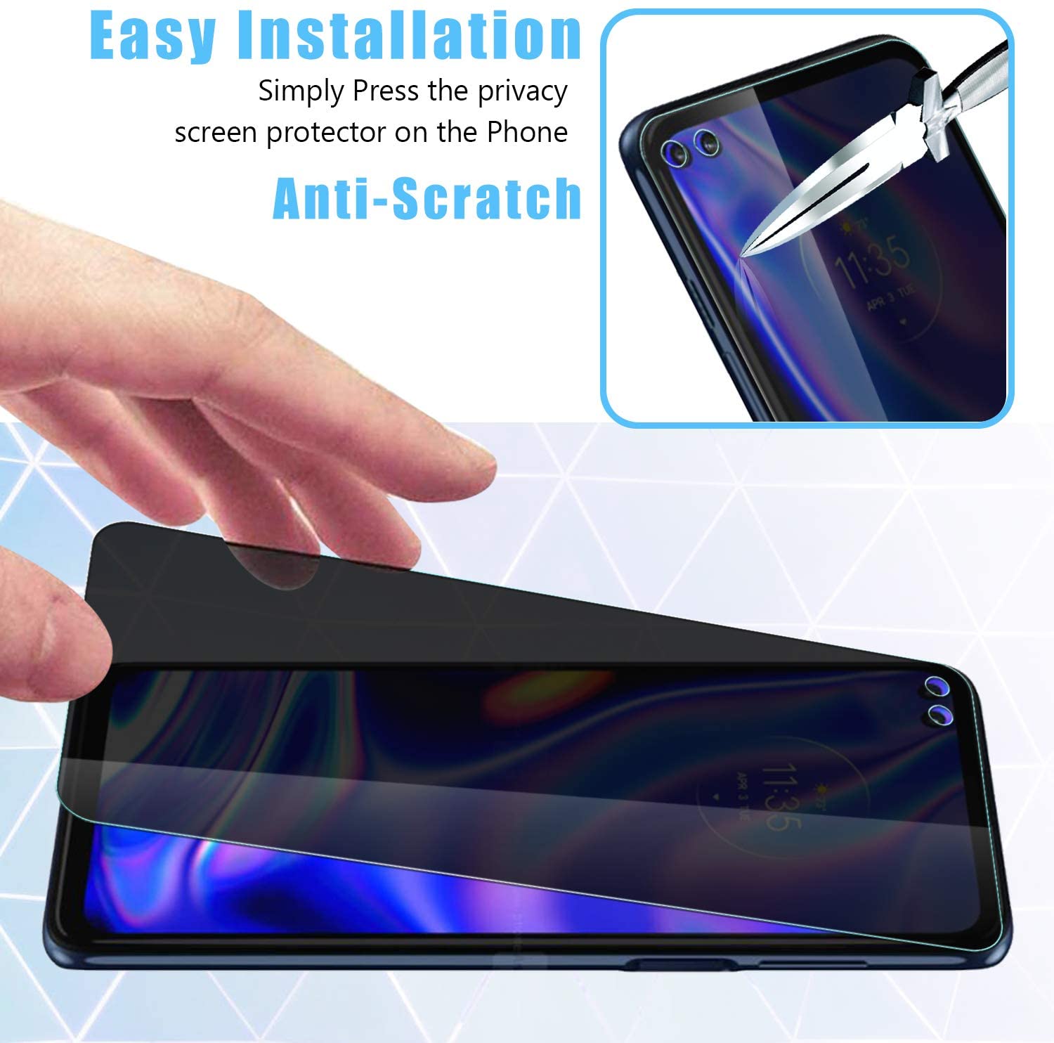 [2 PACK] Privacy Filter Temper - Privacy Filter 2Pack recension och pris