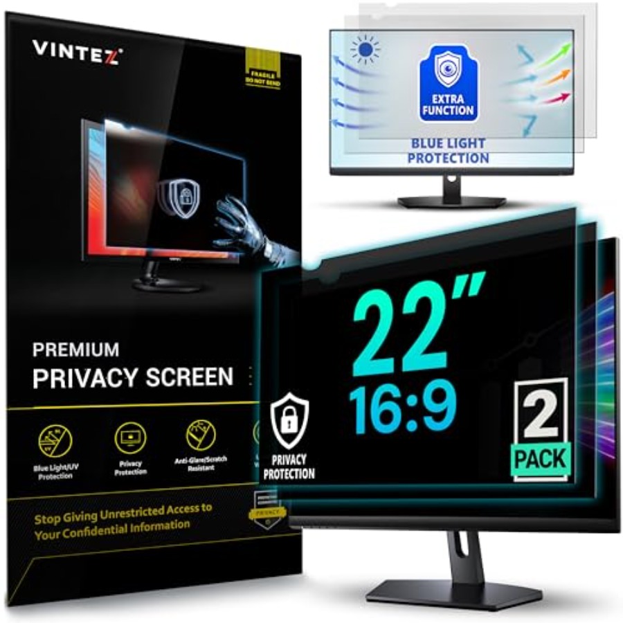 2 Pack 22 Inch 16:9 Privacy Sc - Privacy Filter 2Pack recension och pris