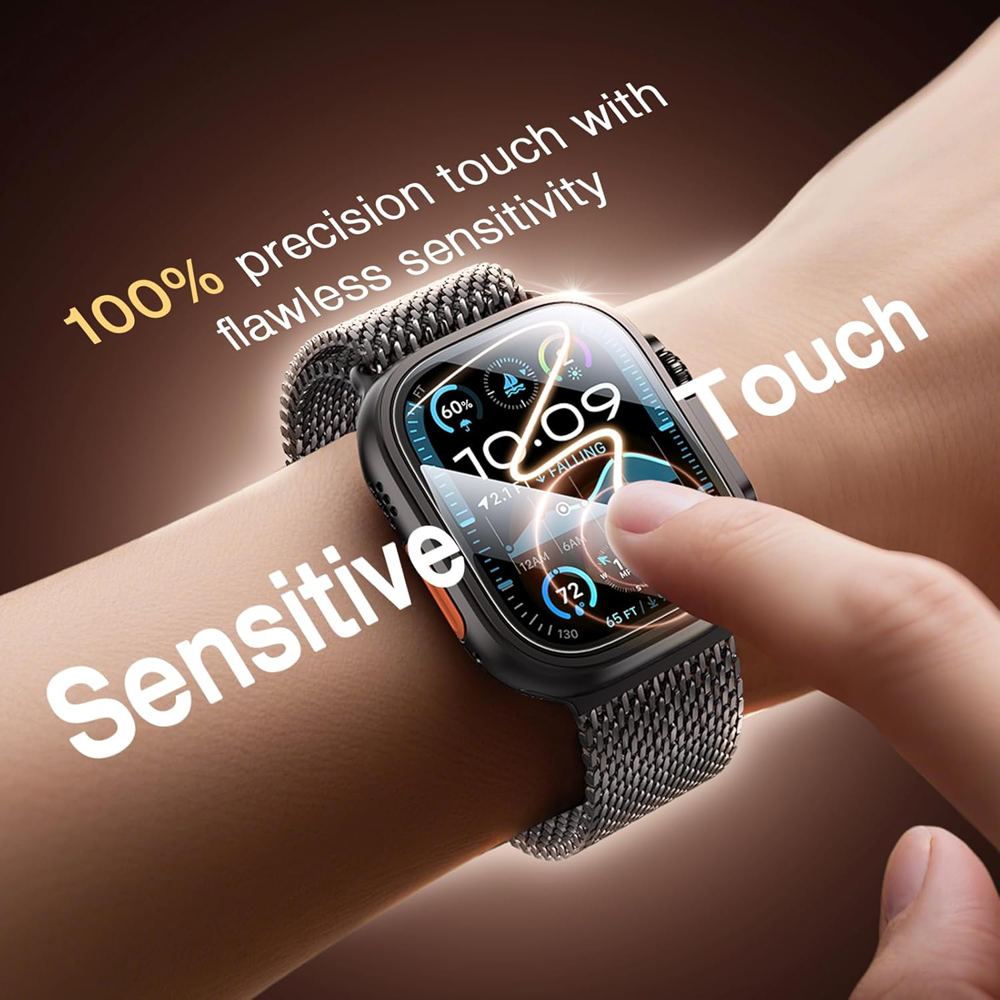 Tempered Glass For Apple Watch - Screen Alignment Tool recension och pris
