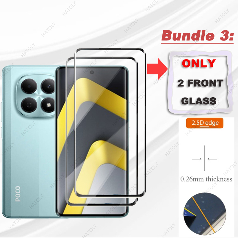 For Xiaomi Poco M8 Glass 3D Ed - Curved Edge Screen recension och pris