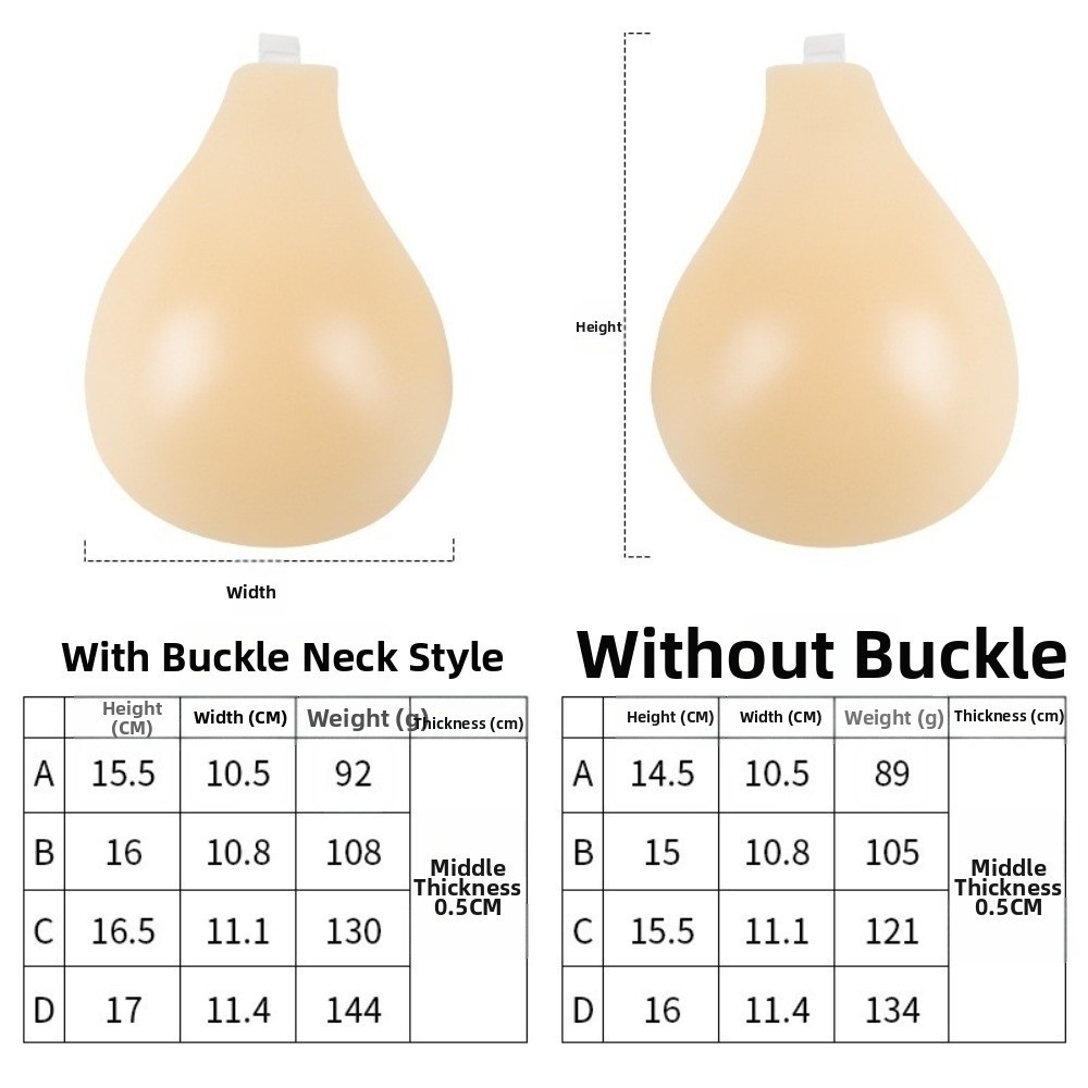 Seamless Silicone Nipple Cover - Full Cover Adhesive recension och pris