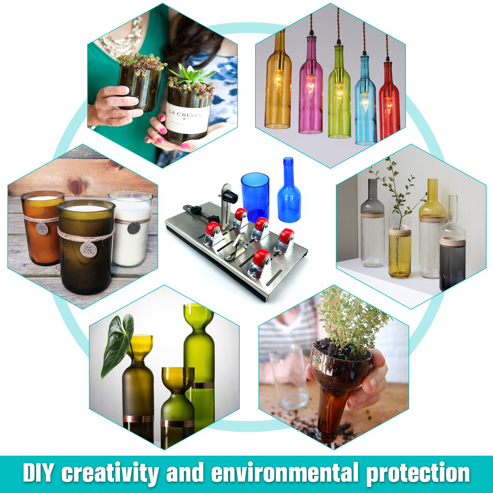 DIY Glass Bottle Cutter Adjust - Screen Protector Cutter recension och pris